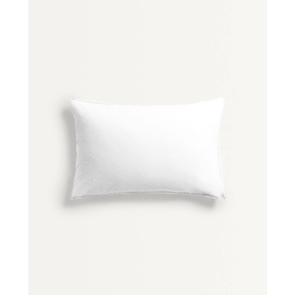 The Baby Atelier Organic Baby Pillow Cover with Filler - Solid
