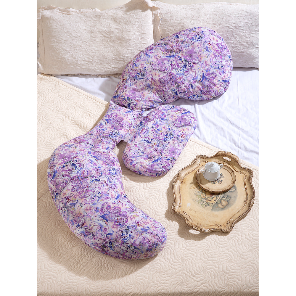 The Baby Trunk Maternity Pillow - Paisley Bloom