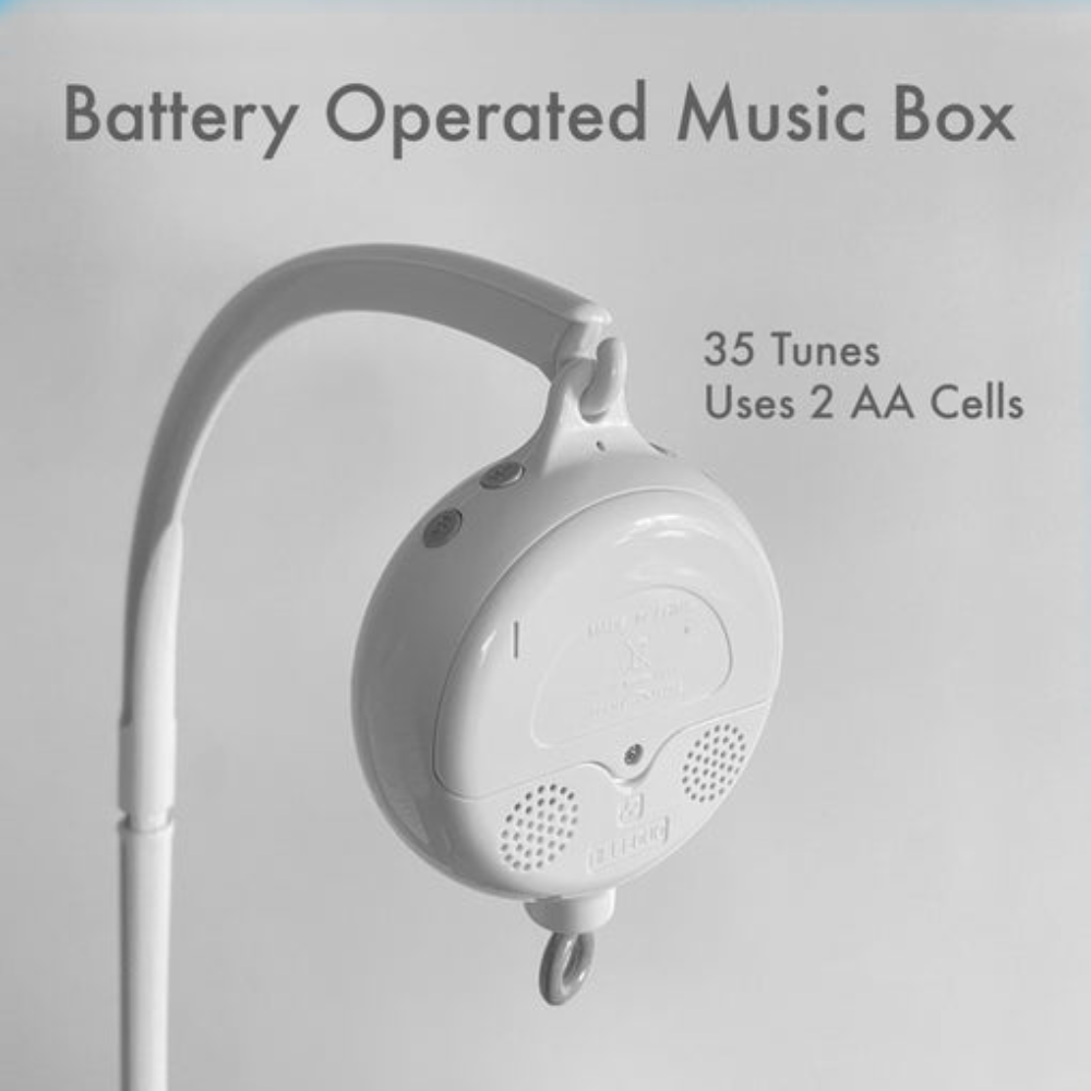 GWD Kids Blue Hot Air Balloon Cot Mobile