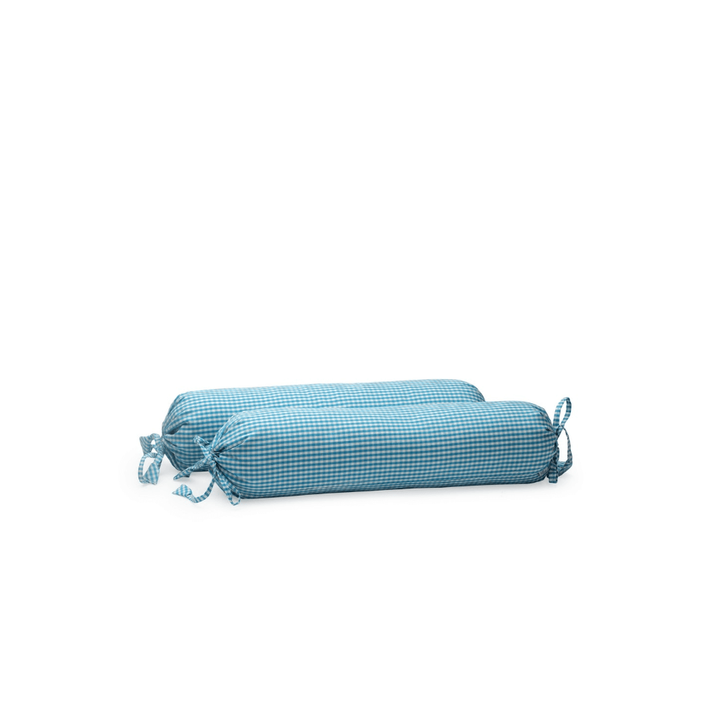 The Baby Atelier Organic Baby Bolster Cover Set with Fillers - Printed