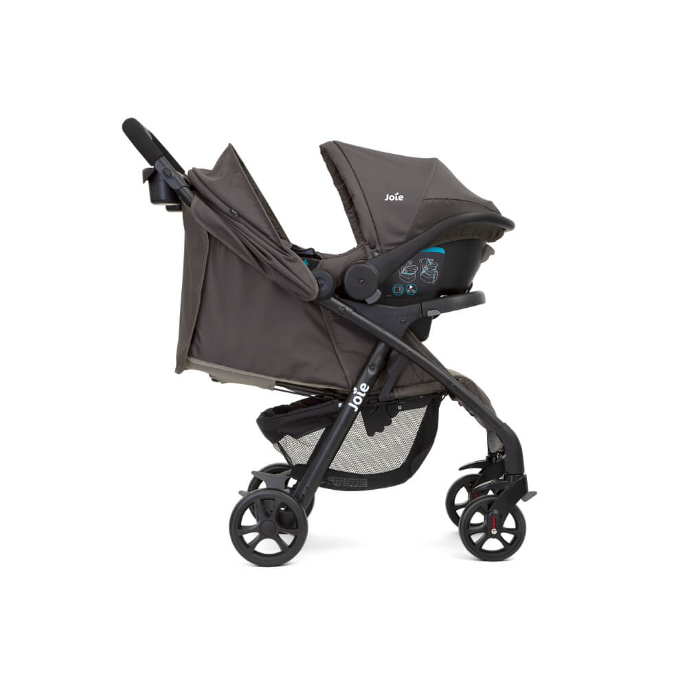 Joie Muze Lx Travel System with Juva - Dark Pewter