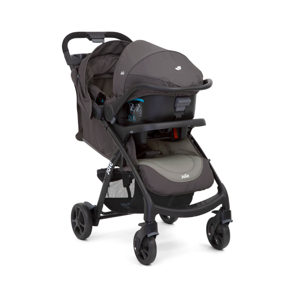 Joie Muze Lx Travel System with Juva - Dark Pewter