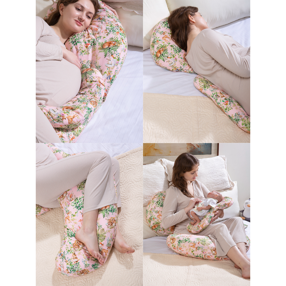 The Baby Trunk Maternity Pillow - Paisley Bloom