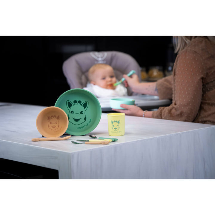 Sophie La Girafe Silicone Meal Set