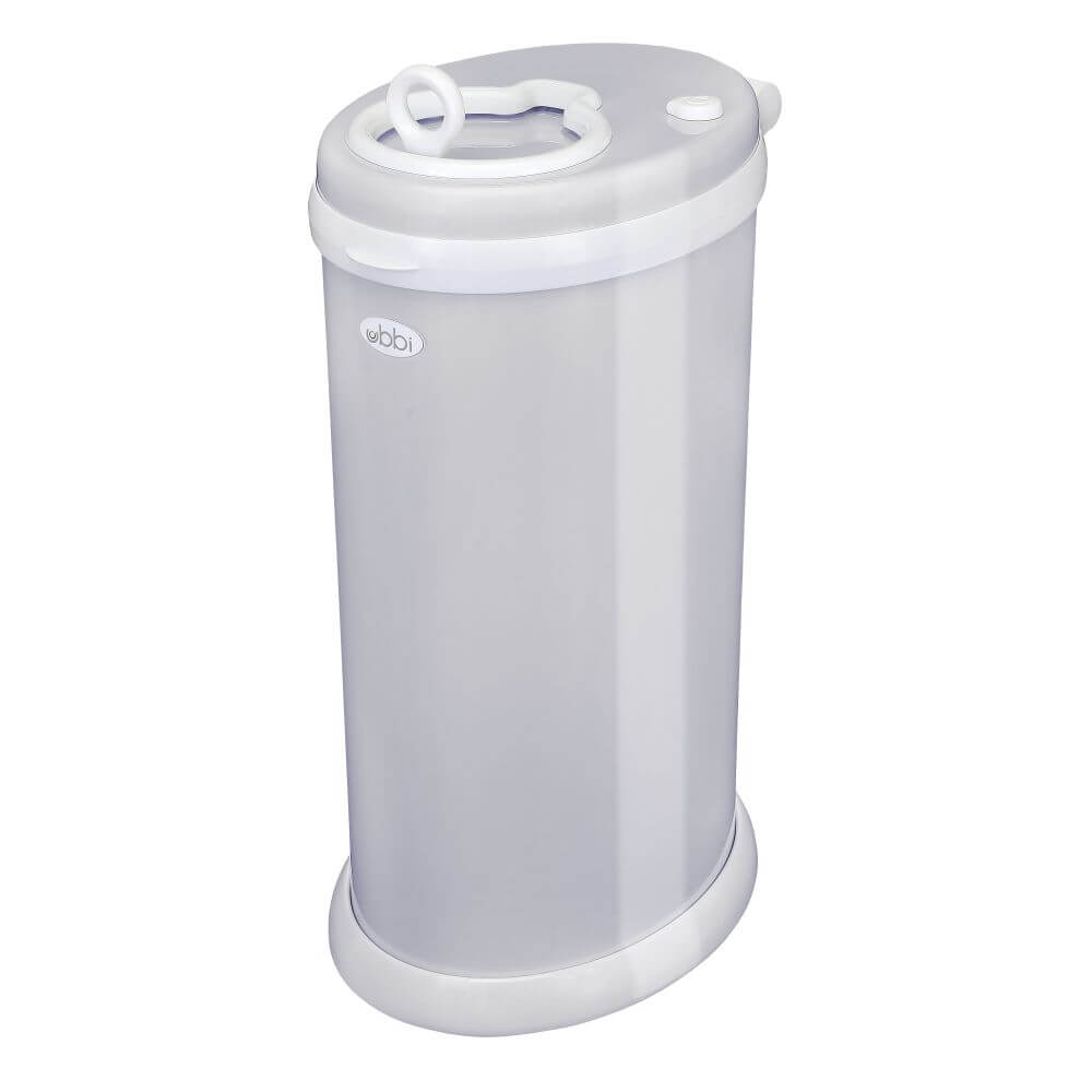 Ubbi Steel Odor Locking Diaper Pail Grey