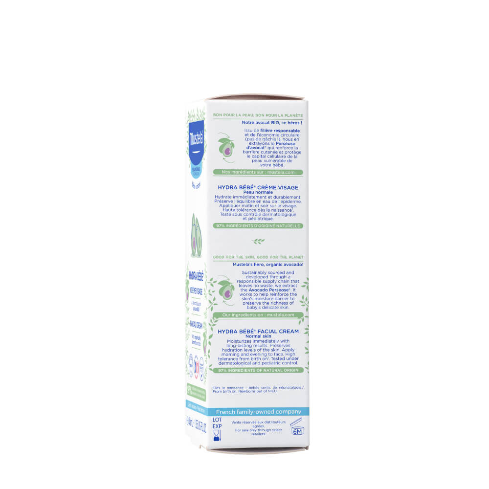 Mustela Hydra Bebe Facial Cream Normal Skin - 40ml