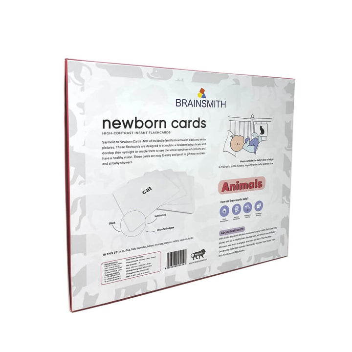 Brainsmith Animals Newborn High Contrast Flash Cards