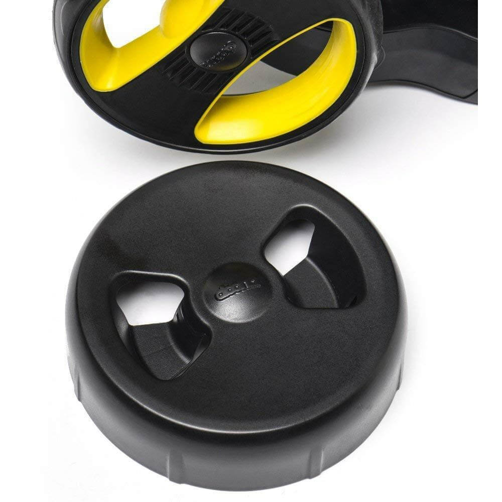Doona™ Wheel Covers - Black Pushchair Wheel Protectors for preventing soiling of car upholstery