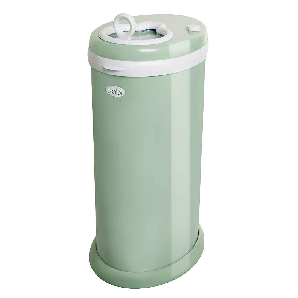 Ubbi Steel Odor Locking Diaper Pail Sage