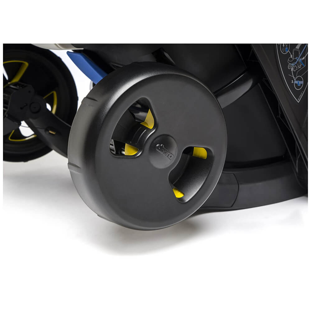Doona™ Wheel Covers - Black Pushchair Wheel Protectors for preventing soiling of car upholstery