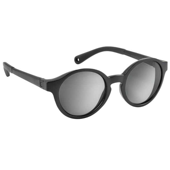 Beaba Kids Sunglasses - 2-6 Years, Unbreakable Sunglasses for Kids, 100% UV Protection,Category 3 Sun Lens, Optimal Comfort, 360° Adjustable Ear Tips with Side Shields, 2-6 Years, Black