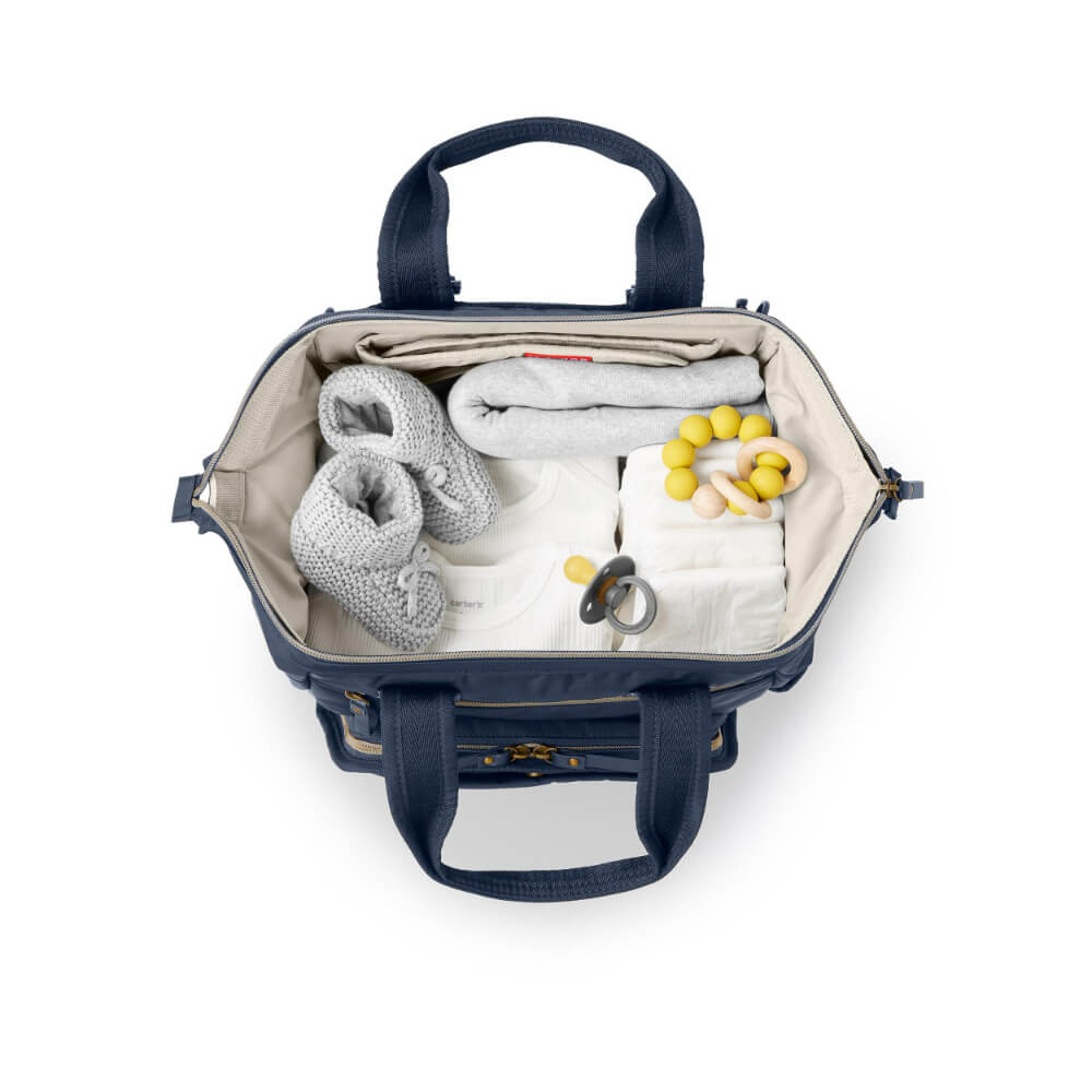 Skip Hop Mainframe Wide Open Diaper Backpack - Navy