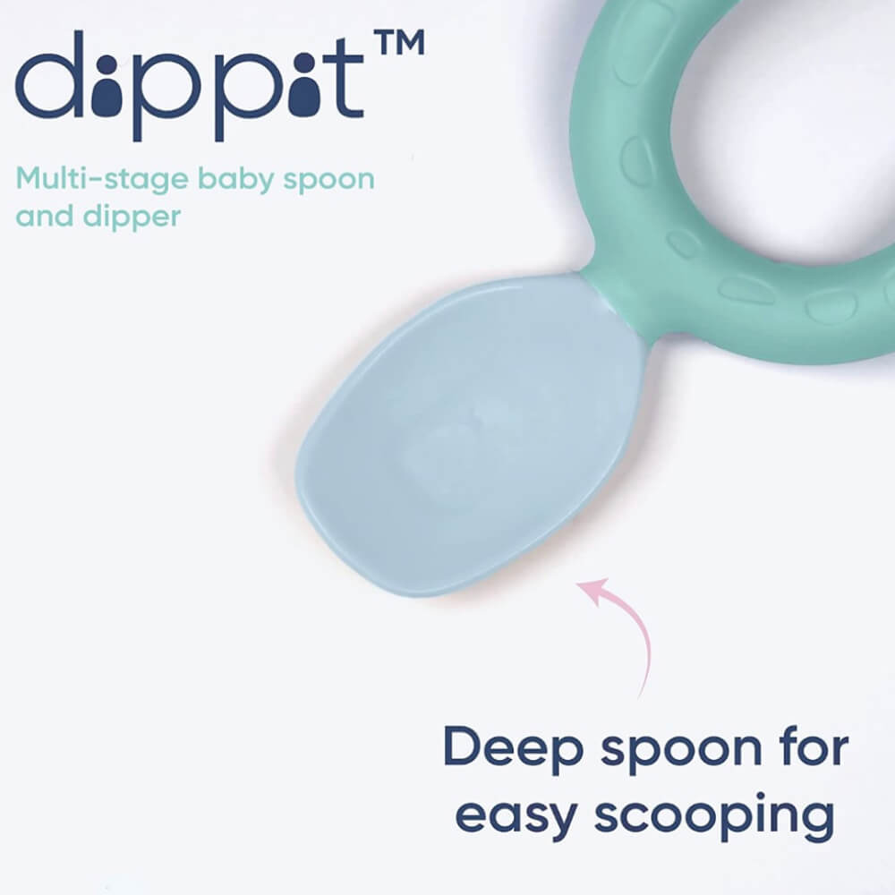 BiBaDo Dippit™ Multi-stage Baby Weaning Spoon and Dipper - Pack of 2