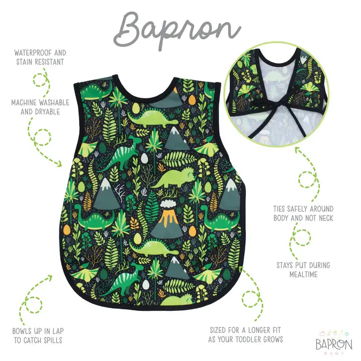 BapronBaby Dino Days BPA Free Bib + Apron