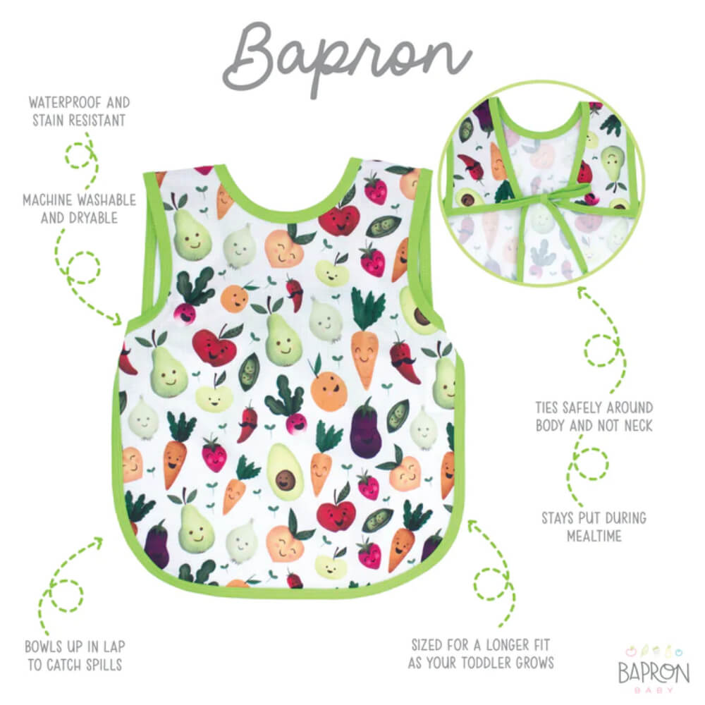 BapronBaby Market Fresh BPA Free Bib + Apron