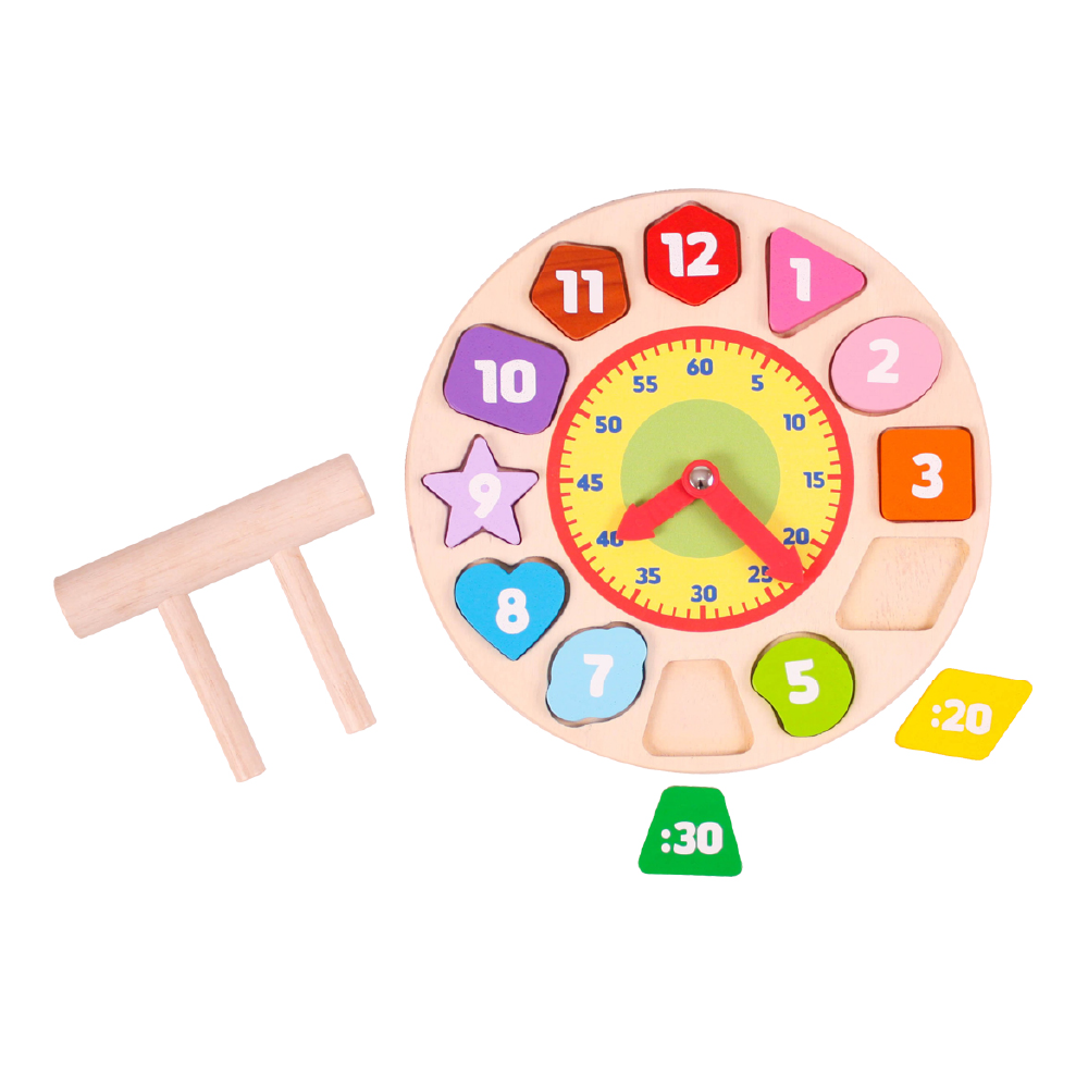 Shape discount sorter clock