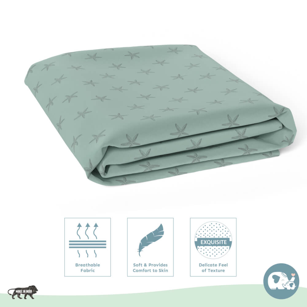 Fitted Cot Sheet - Starfish