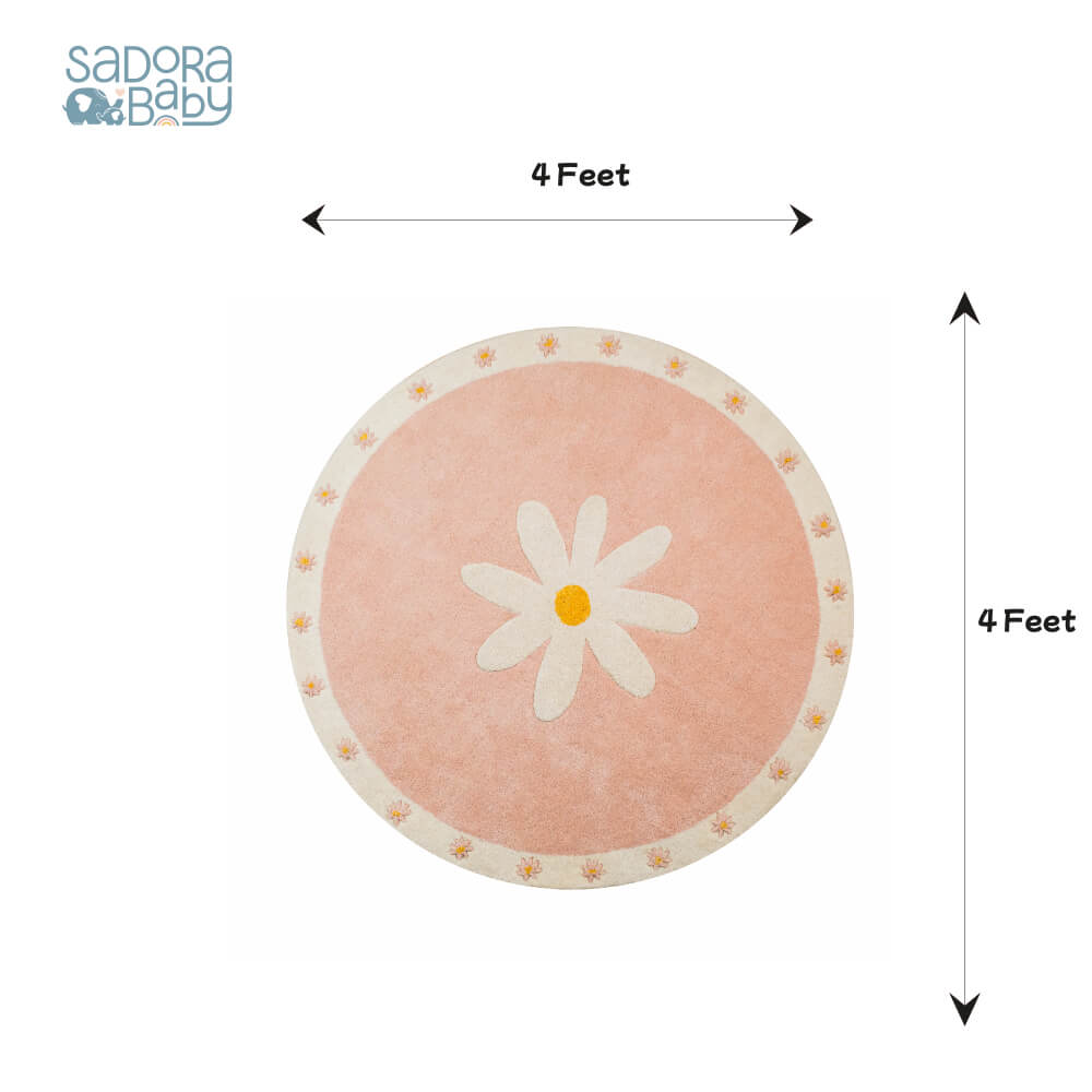 Daisy Flower Rug