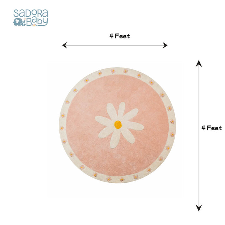 Daisy Flower Rug