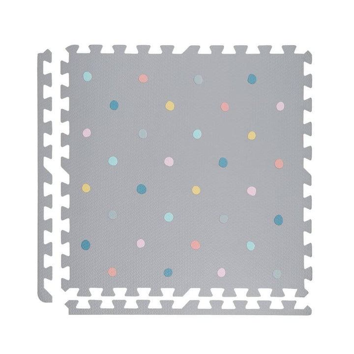 Kind&Me Interlocking Playmat Polka Dot Grey