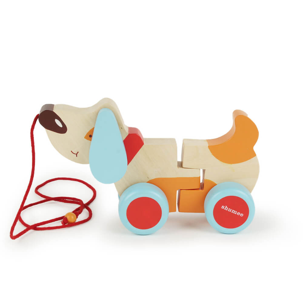 Bruno The Dog - A Wooden Pull Along Toy