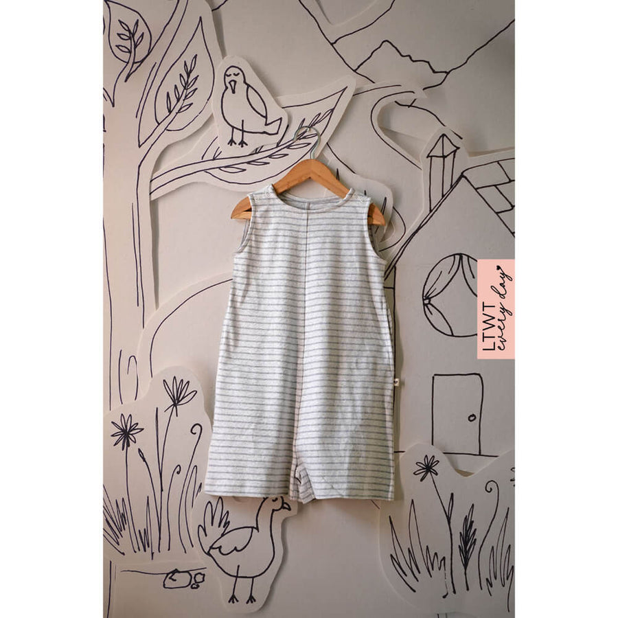 Love the World Today Everyday Kids Unisex Jumpsuit - Grey