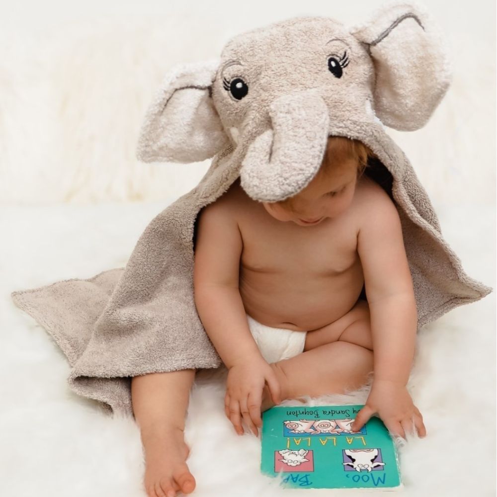 Little West Street Personalized Elephant Animal Wrap (Baby)
