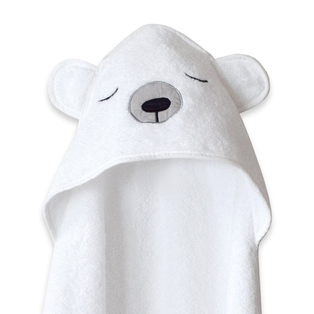 Masilo Hooded Towel – Polar Bear