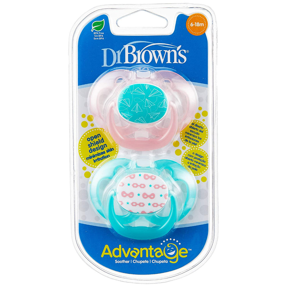 Dr. Brown's Pacifiers Advantage Stage 2 Pacifier (Pack of 2)