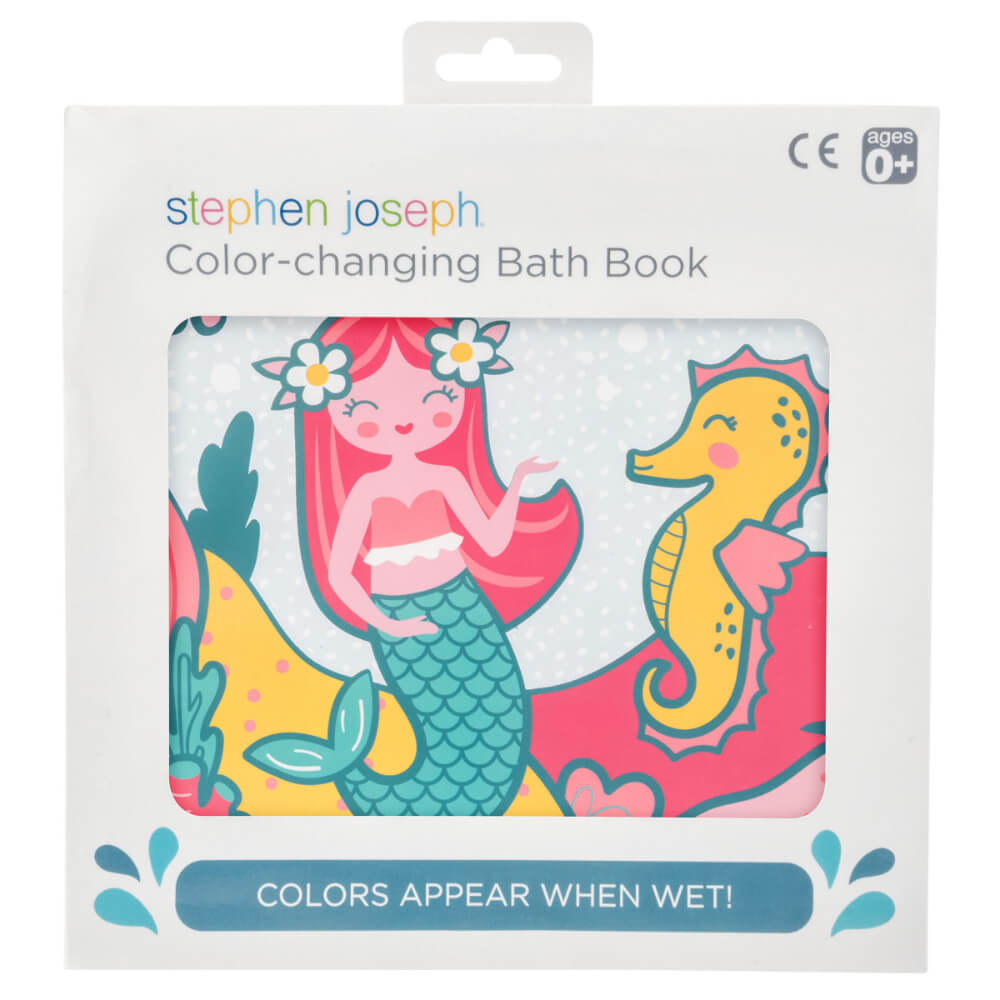Stephen Joseph Colour Changing Bath Book - Mermaid