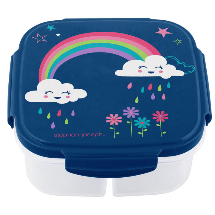 Stephen Joseph Snack Box With Ice Pack - Rainbow