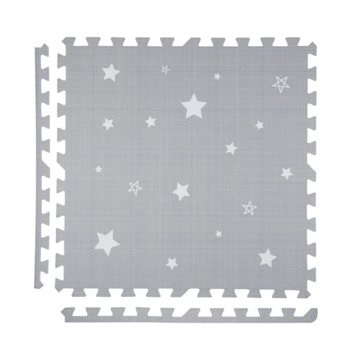 Kind&Me Dreamy White Stars Set in Playmat - Grey
