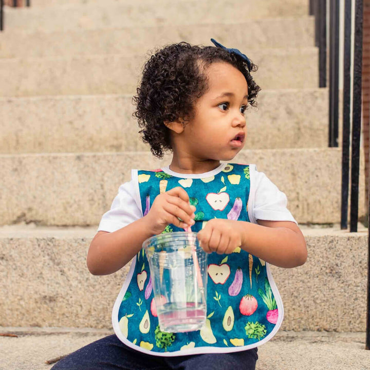 Bapron Baby Organic Produce BPA Free Bib + Apron