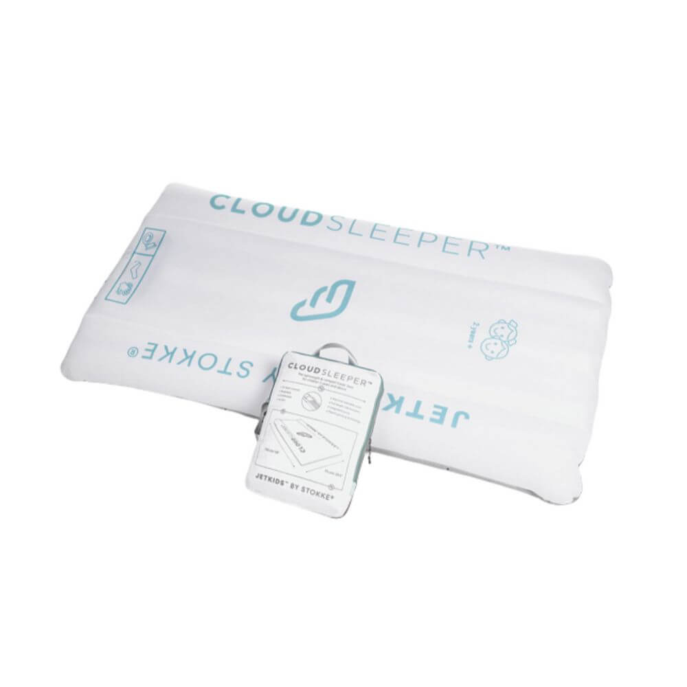 cloud sleep stokke Stokke JetKids CloudSleeper – Inflatable Kids' Travel Bed with Integra – AllThingsBaby.com