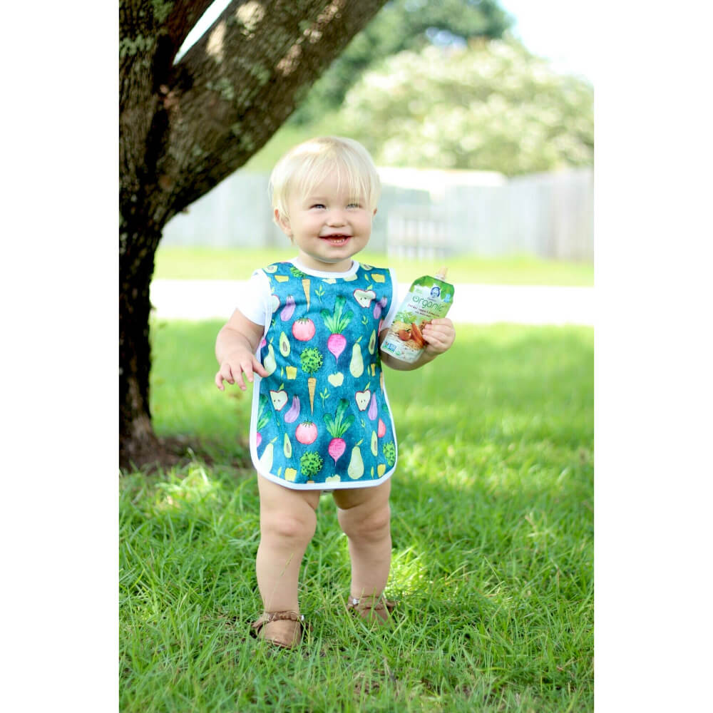 Bapron Baby Organic Produce BPA Free Bib + Apron