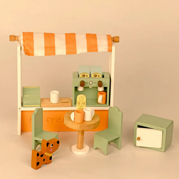 Playbox Wooden Pretend Play Pet Friendly Cafe Toy For Kids
