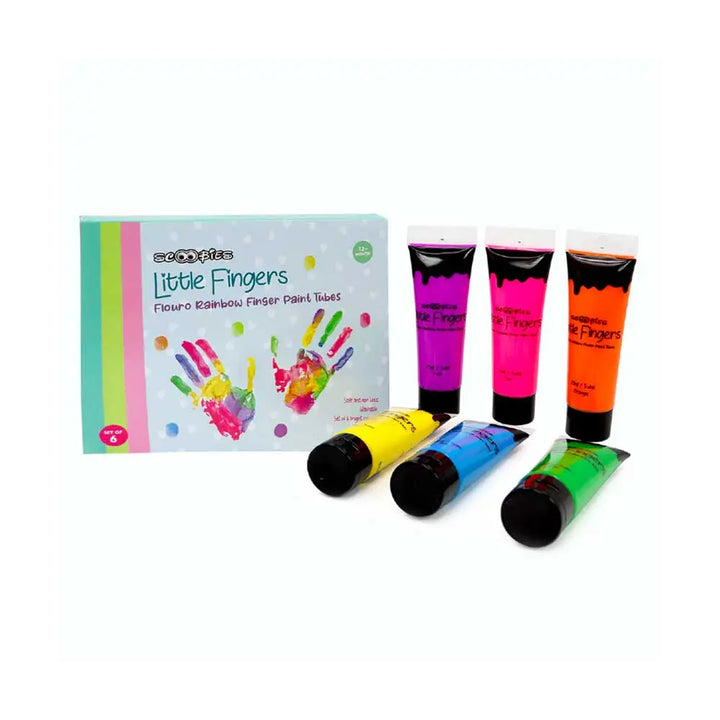 Scoobies Rainbow Finger Paints