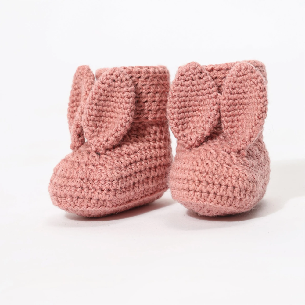 Furr Balls Bunny Crochet Booties