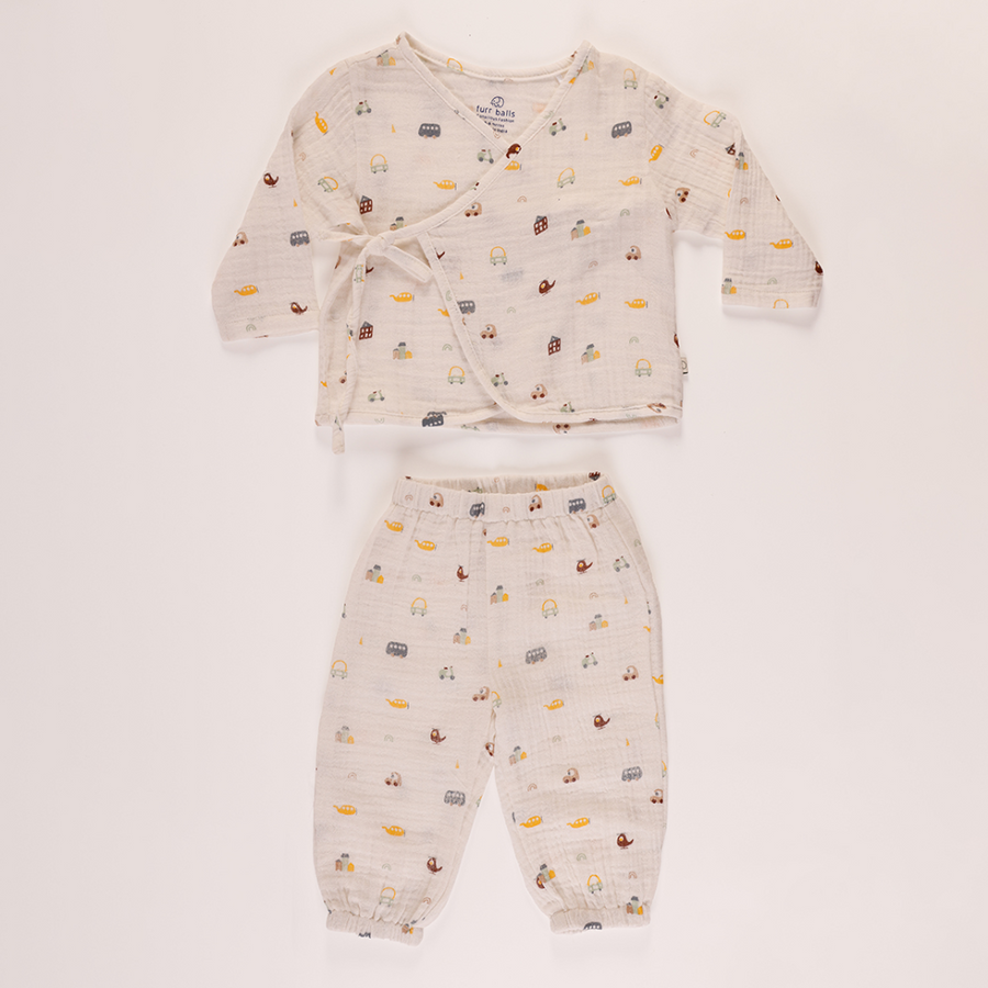 Furr Balls Snuggle Suit Co-ord Set - Little Racer