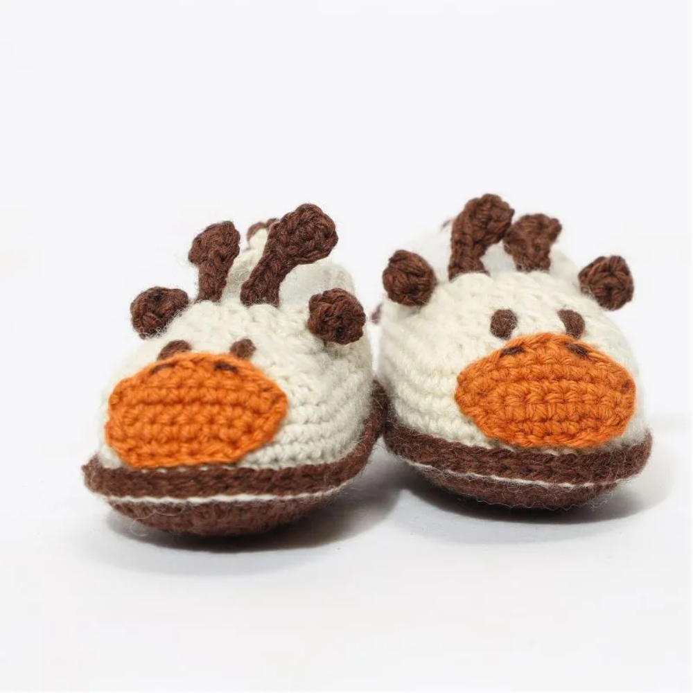 Furr Balls Cute Gifi Crochet Booties