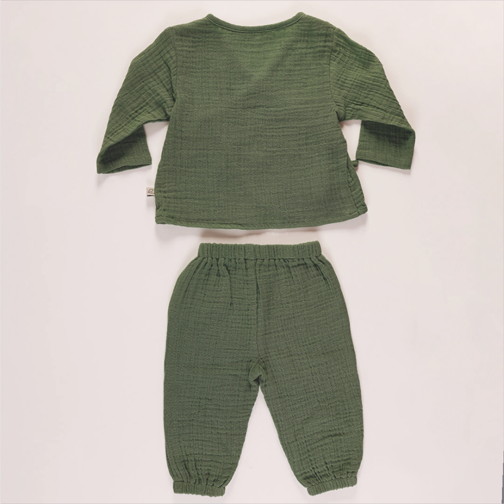 Furr Balls Snuggle Suit Co-ord Set - Green