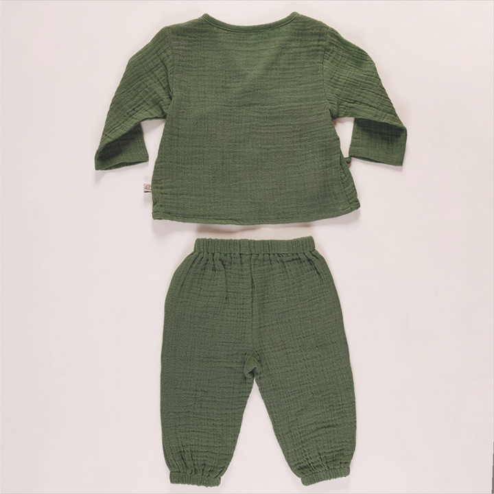 Furr Balls Snuggle Suit Co-ord Set - Green