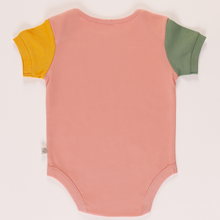 Furr Balls Organic Colored Short Sleeves Bodysuit