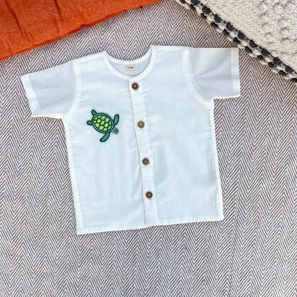 Bhaakur Organic Cotton Turtle Jhabla Set