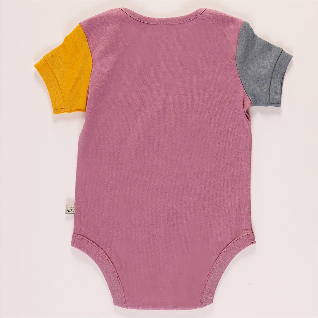 Furr Balls Organic Colored Short Sleeves Bodysuit