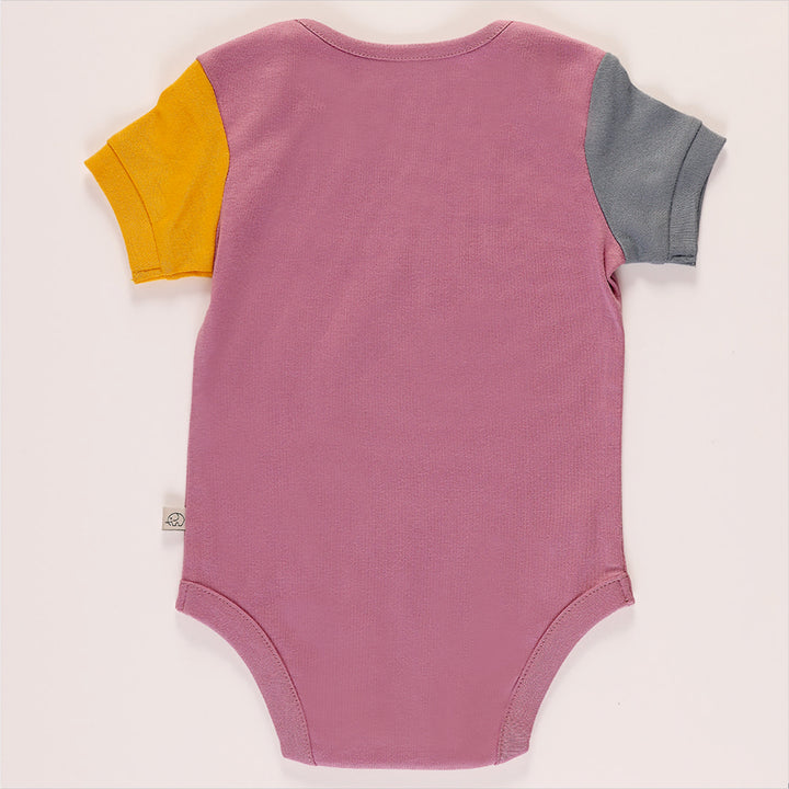 Furr Balls Organic Colored Short Sleeves Bodysuit
