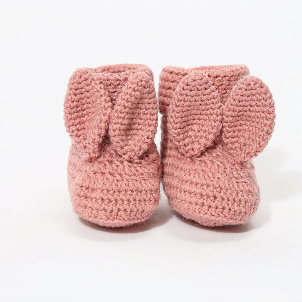 Furr Balls Bunny Crochet Booties