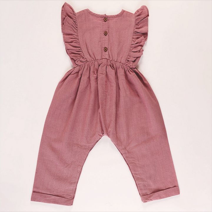 Furr Balls Embroidered Sleeveless Jumpsuit