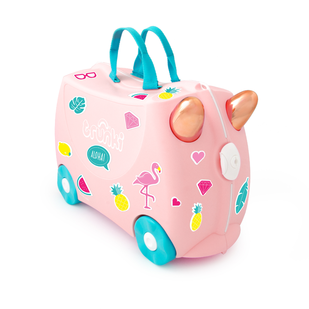 Trunki Flossi Flamingo Suitcase - Pink