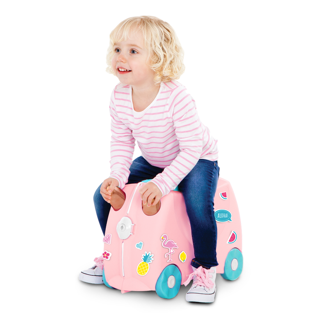 Trunki Flossi Flamingo Suitcase - Pink